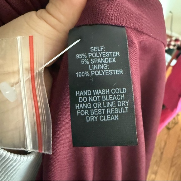 NWT Lulu’s Slice Of Joy Burgundy Halter Maxi Dress XL - Picture 11 of 11